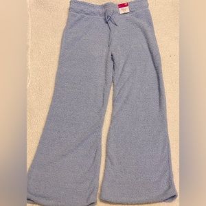 fuzzy blue active pants